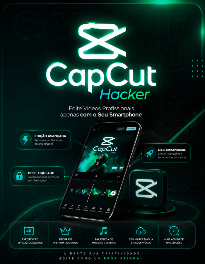 CapCut Hacker – Editar Vídeos Profissionais Com Seu Smartphone